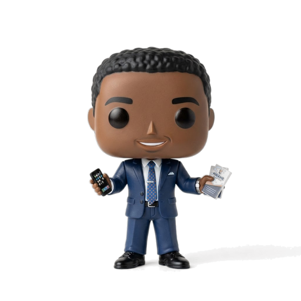 Kwame, commercial de Oya, figurine 3D