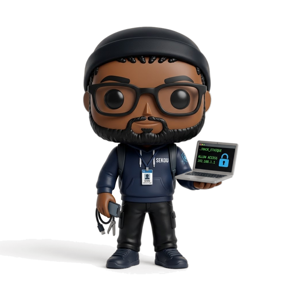 Sekou, expert sécurité de Oya, figurine 3D
